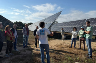 El parc solar de Vidreres obre les portes a la ciutadania